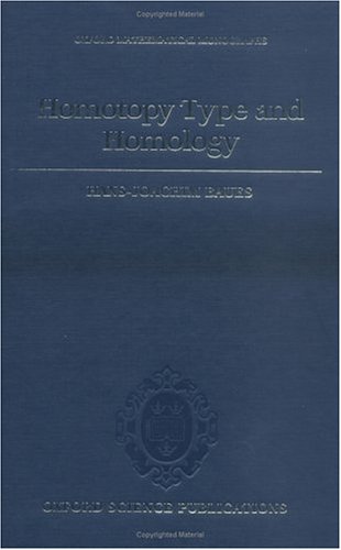 Homotopy Type and Homology