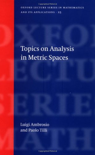 Topics on Analysis in Metric Spaces