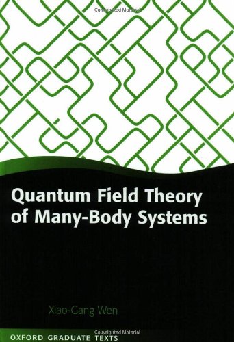 Quantum Field Theory of Many-Body Systems