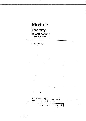 Module Theory