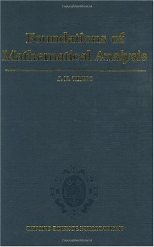 Foundations of Mathematical Analysis