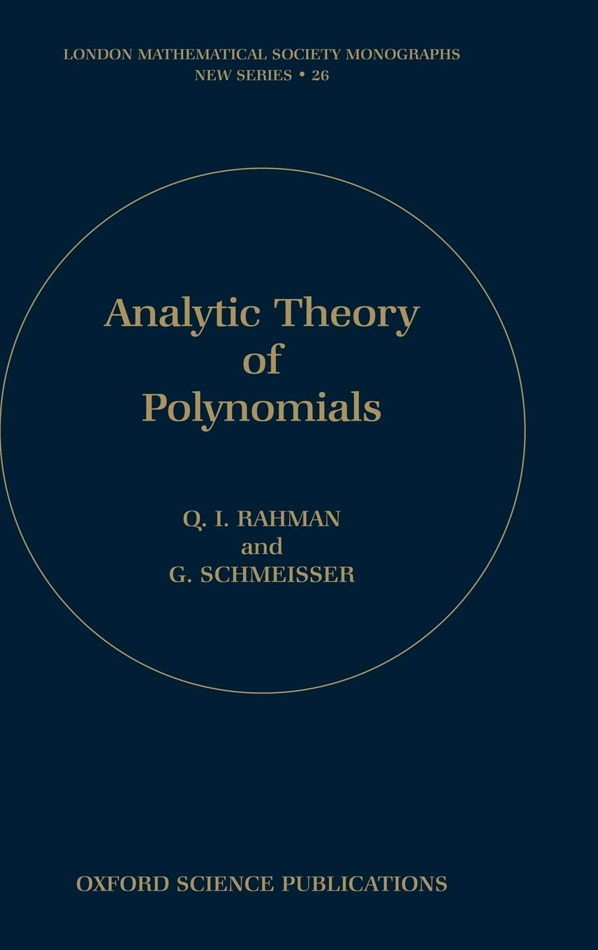 Analytic Theory of Polynomials