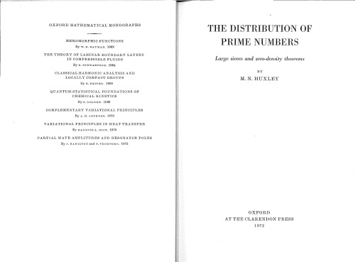 Distribution of Prime Numbers