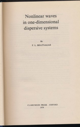 Nonlinear Waves In One Dimensional Dispersive Systems