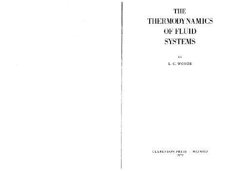 The Thermodynamics of Fluid Systems