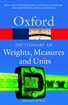 A Dictionary of Weights, Measures, and Units