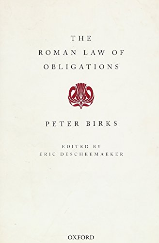 The Roman Law of Obligations