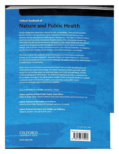 Oxford Textbook of Nature and Public Health