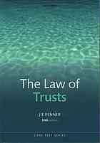 The Law of Trusts, 10th Ed.