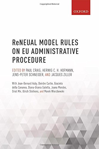 Reneual Model Rules on Eu Administrative Procedure