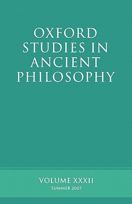 Oxford Studies in Ancient Philosophy XXXII