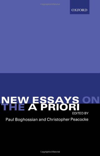 New Essays on the a Priori