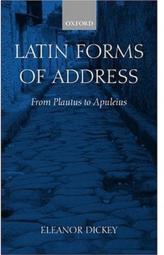 Latin Forms of Address