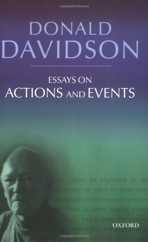 Essays on Actions and Events