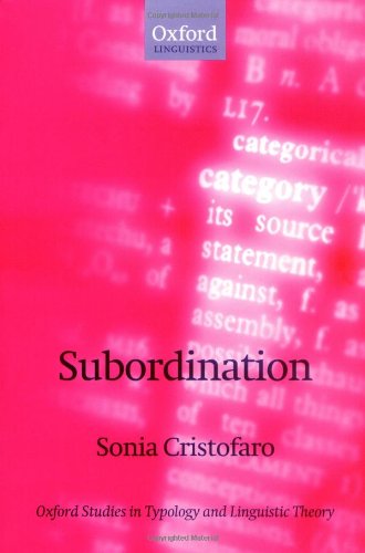 Subordination