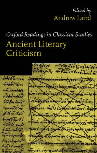 Oxford Readings in Ancient Literary Criticism