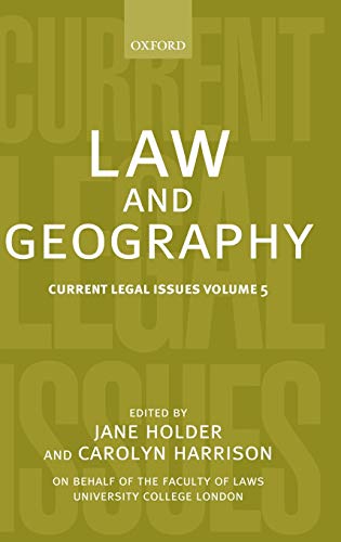 Current Legal Issues, Volume 5