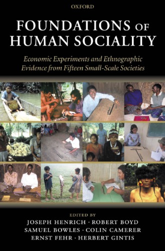 Foundations of Human Sociality