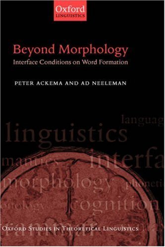 Beyond Morphology