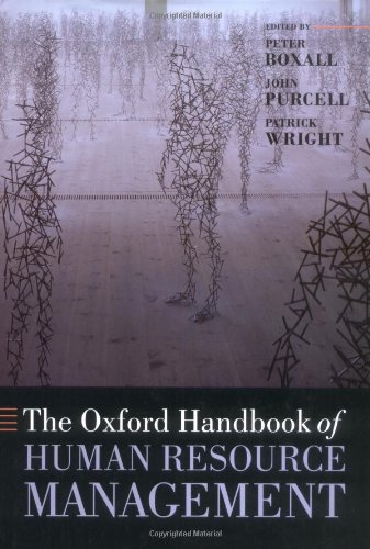 The Oxford Handbook of Human Resource Management