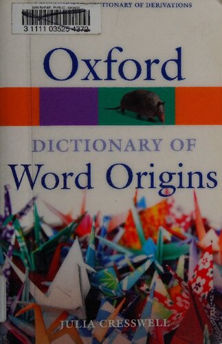 Oxford Dictionary of Word Origins