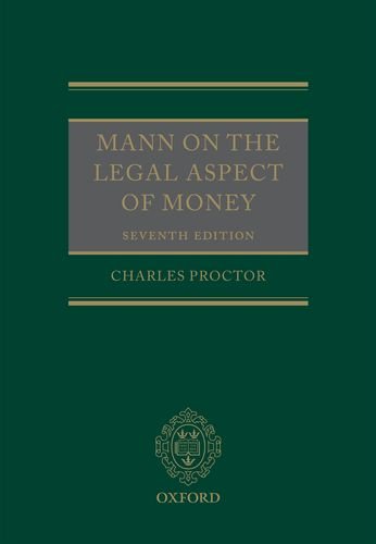 Mann on the Legal Aspect of Money