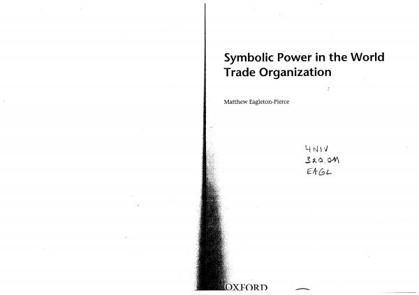 Symbolic Power in the World Trade Organization