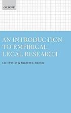 Introduction to Empirical Legal Research