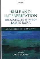 Bible and Interpretation