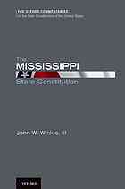 Oxford Commentaries on the State Constitutions of the United States