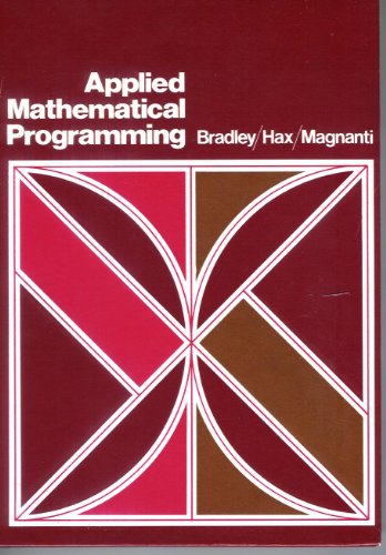 Applied Mathematical Programming