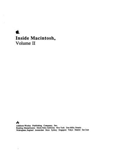 Inside Macintosh Volume II