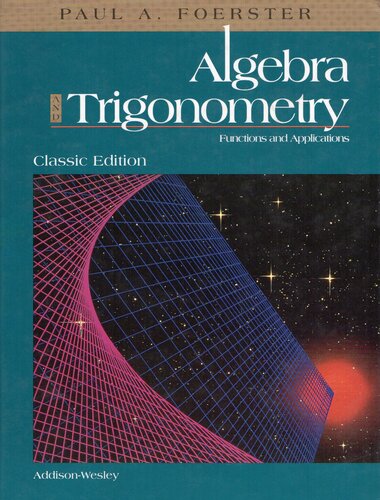 Algebra and Trigonometry