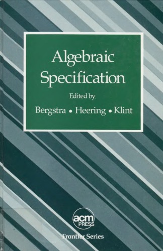 Algebraic Specification