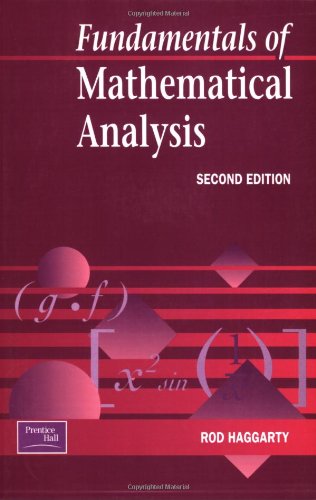 Fundamentals of Mathematical Analysis