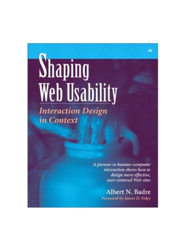 Shaping Web Usability