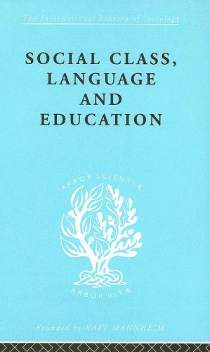 Social Class, Language and Education