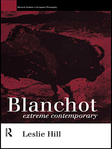 Blanchot Extreme Contemporary.