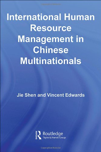 Human Resource Management in Chinese Multinational