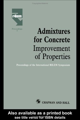 Admixtures for Concrete - Improvement of Properties