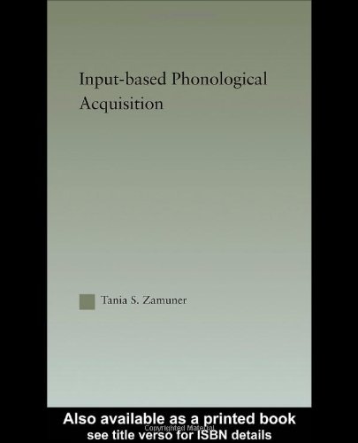 Input-Based Phonological Acquisition