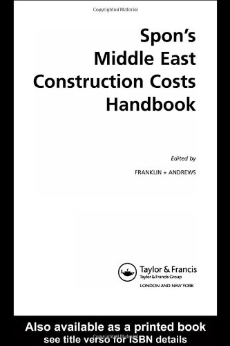 Spon's Middle East Construction Costs Handbook