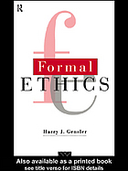 Formal Ethics