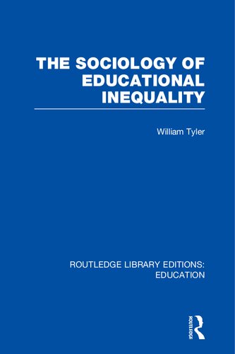 The sociology of educational inequality