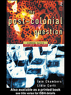 The Postcolonial Question