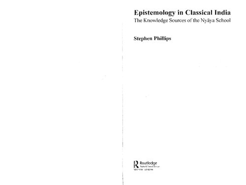 Epistemology in Classical India