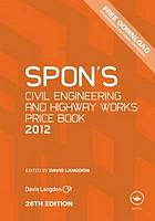 Spon's external works and landscape price book : 2012