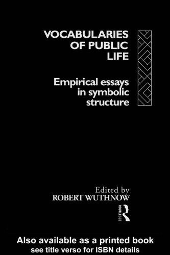 Vocabularies of Public Life