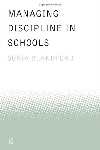 Managing Discipline in Schools