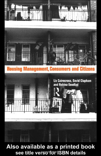 Housing Management, Consumers and Citizens